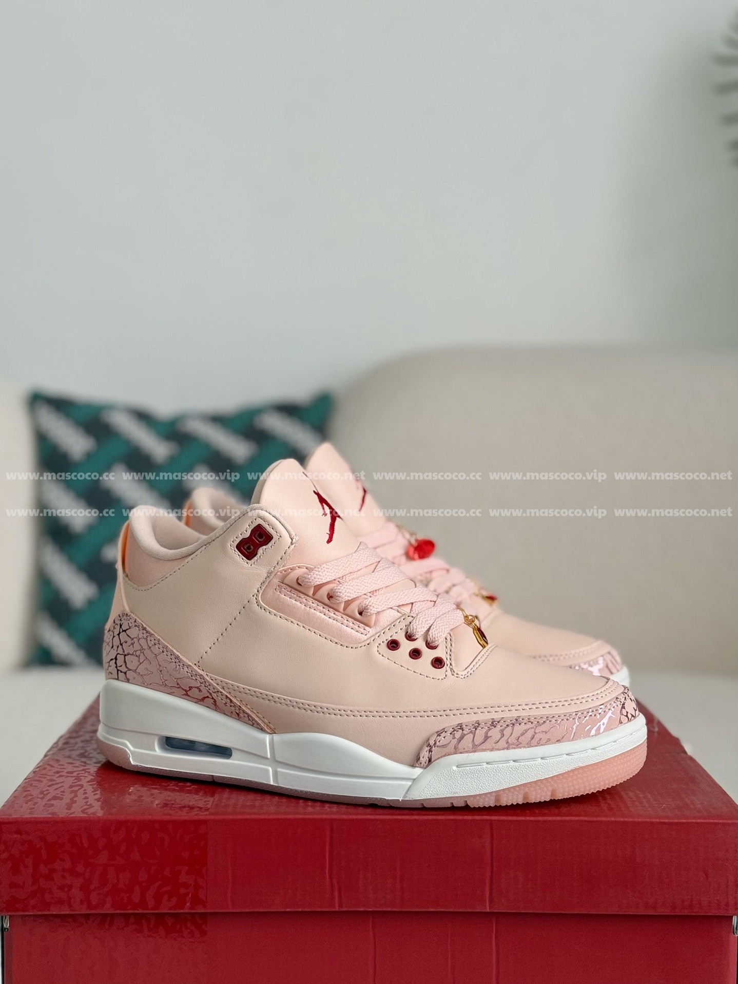 「#3257」Jordan Air Jordan 3 Valentine's Day Retro basketball shoes - 图片 2