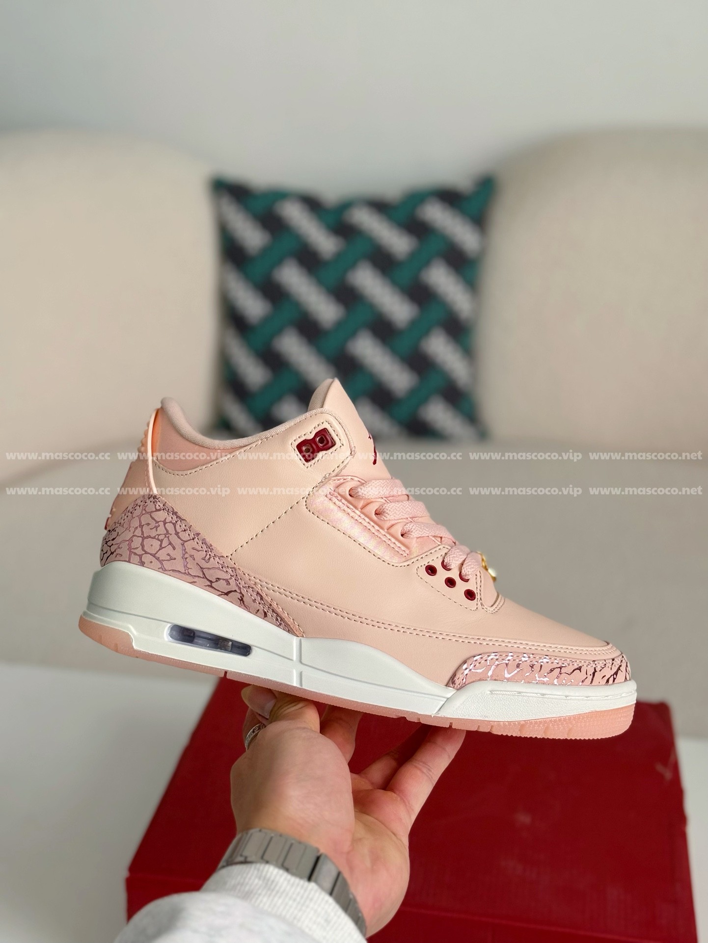 「#3257」Jordan Air Jordan 3 Valentine's Day Retro basketball shoes - 图片 6