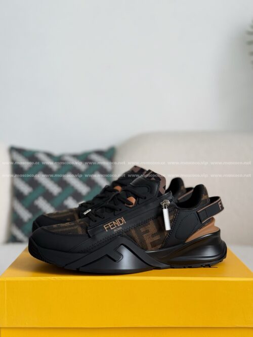 「#3258」FENDI leather casual low-top shoes