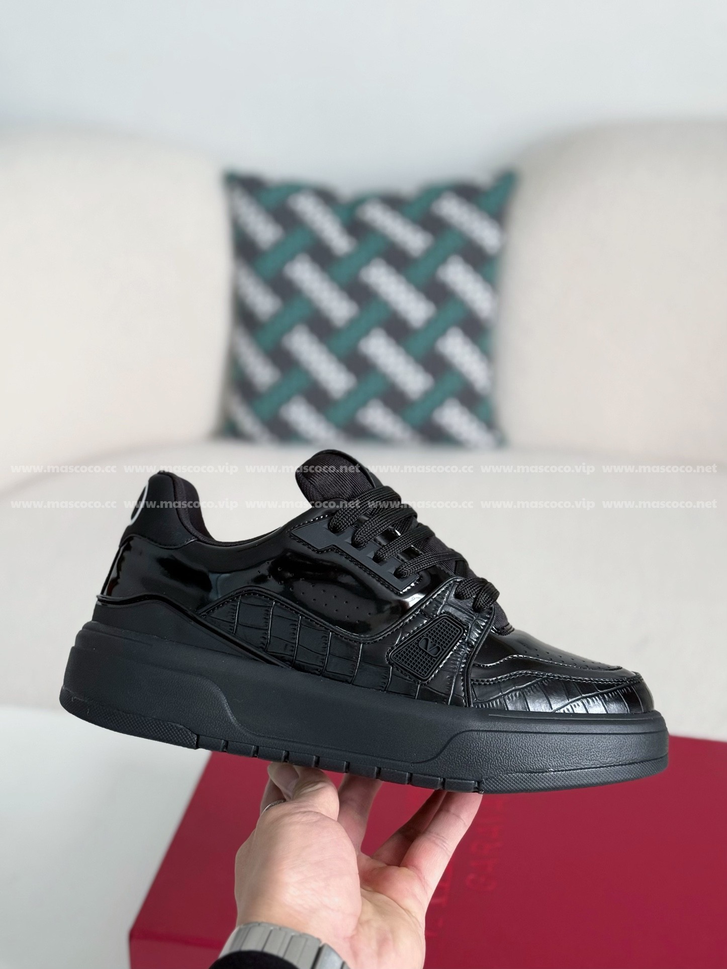 「#3339」Valentino Garavani Leather Casual Shoes - 图片 6