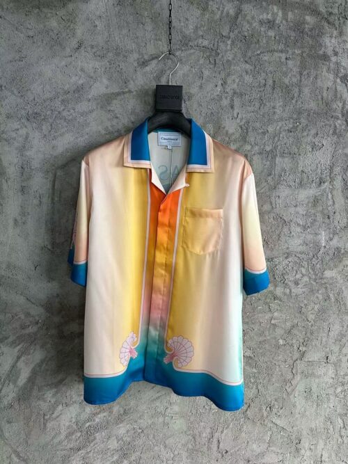 「#3335」CASABLANCA Dreamy pattern silk T-shirt