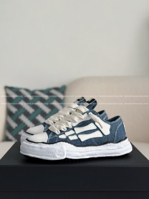 「#3361」Maison Mihara Yasuhiro x AMIRI Skel- Top Low canvas shoes