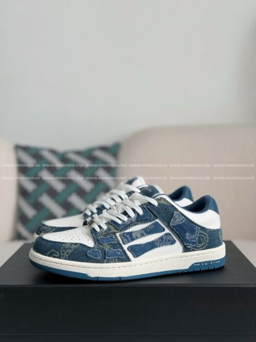 「#3371」AMIRI Skel- Top Low canvas shoes