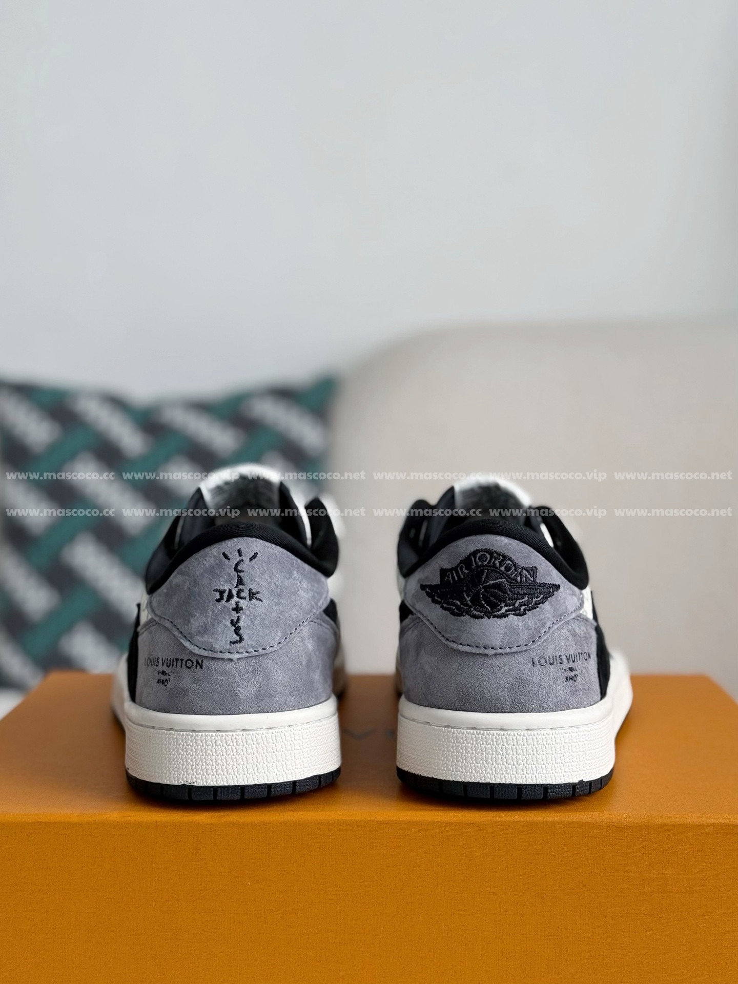 「#3374」LOUIS VUITTON x Jordan Air Jordan Casual Sneakers - 图片 3