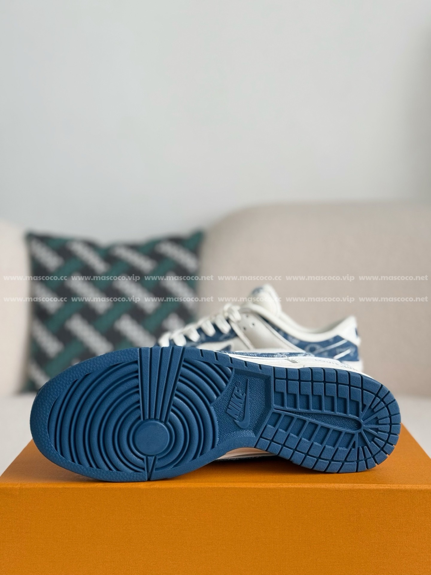 「#3375」LOUIS VUITTON x Nike Dunk Casual Sneakers - 图片 5