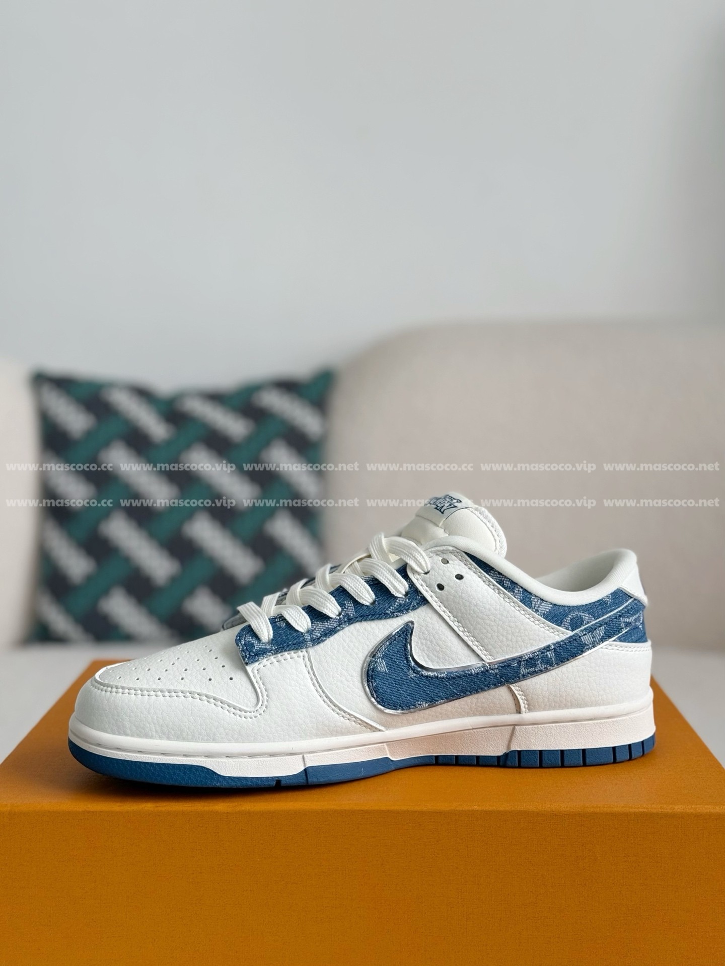 「#3375」LOUIS VUITTON x Nike Dunk Casual Sneakers - 图片 4