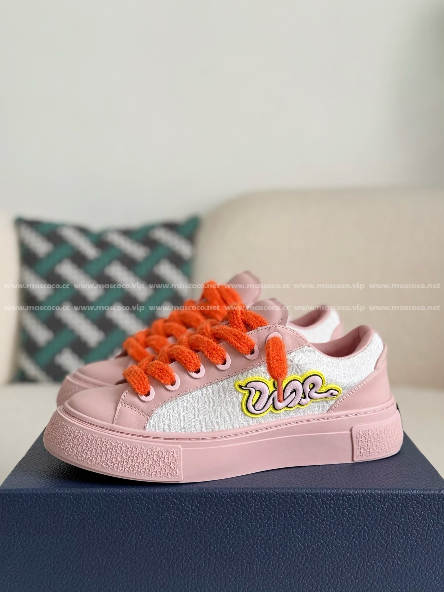 「#3393」Dior B33 Leather Sneakers