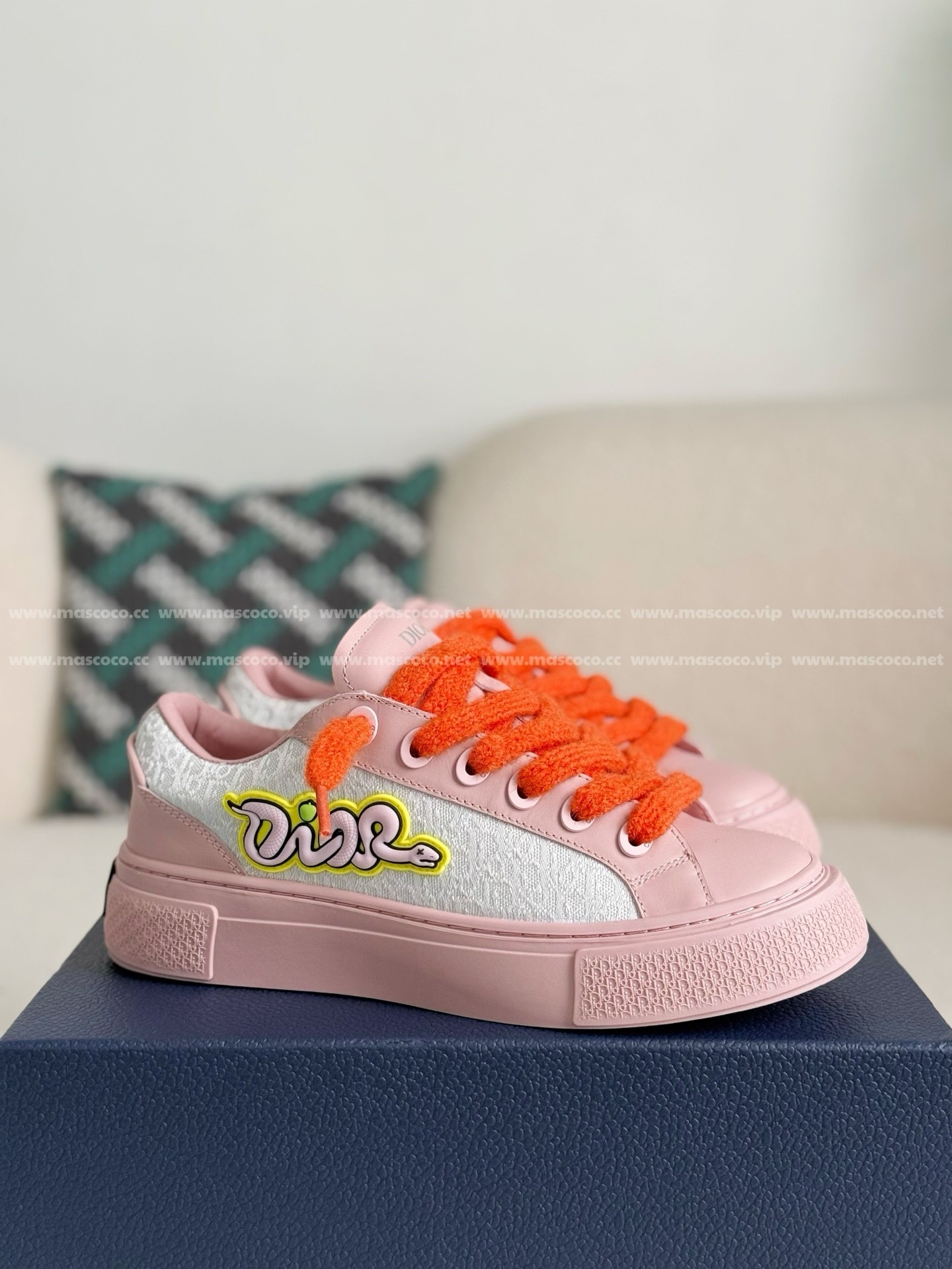 「#3393」Dior B33 Leather Sneakers - 图片 2