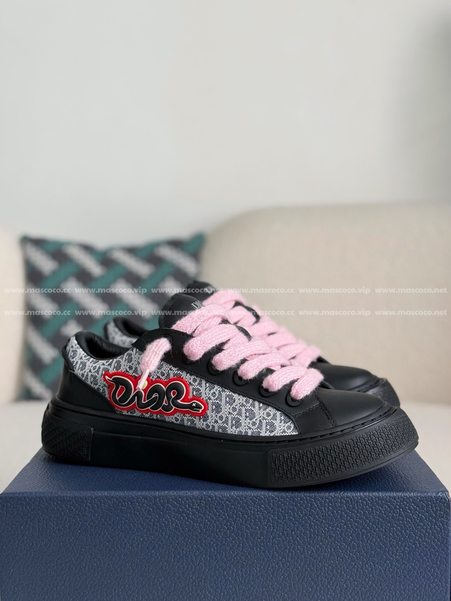 「#3394」Dior B33 Leather Sneakers - 图片 2