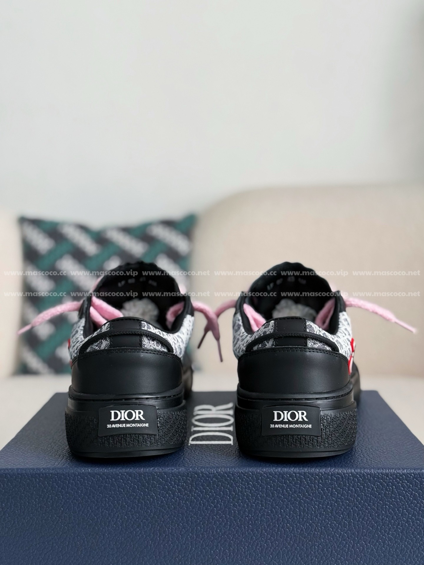 「#3394」Dior B33 Leather Sneakers - 图片 3