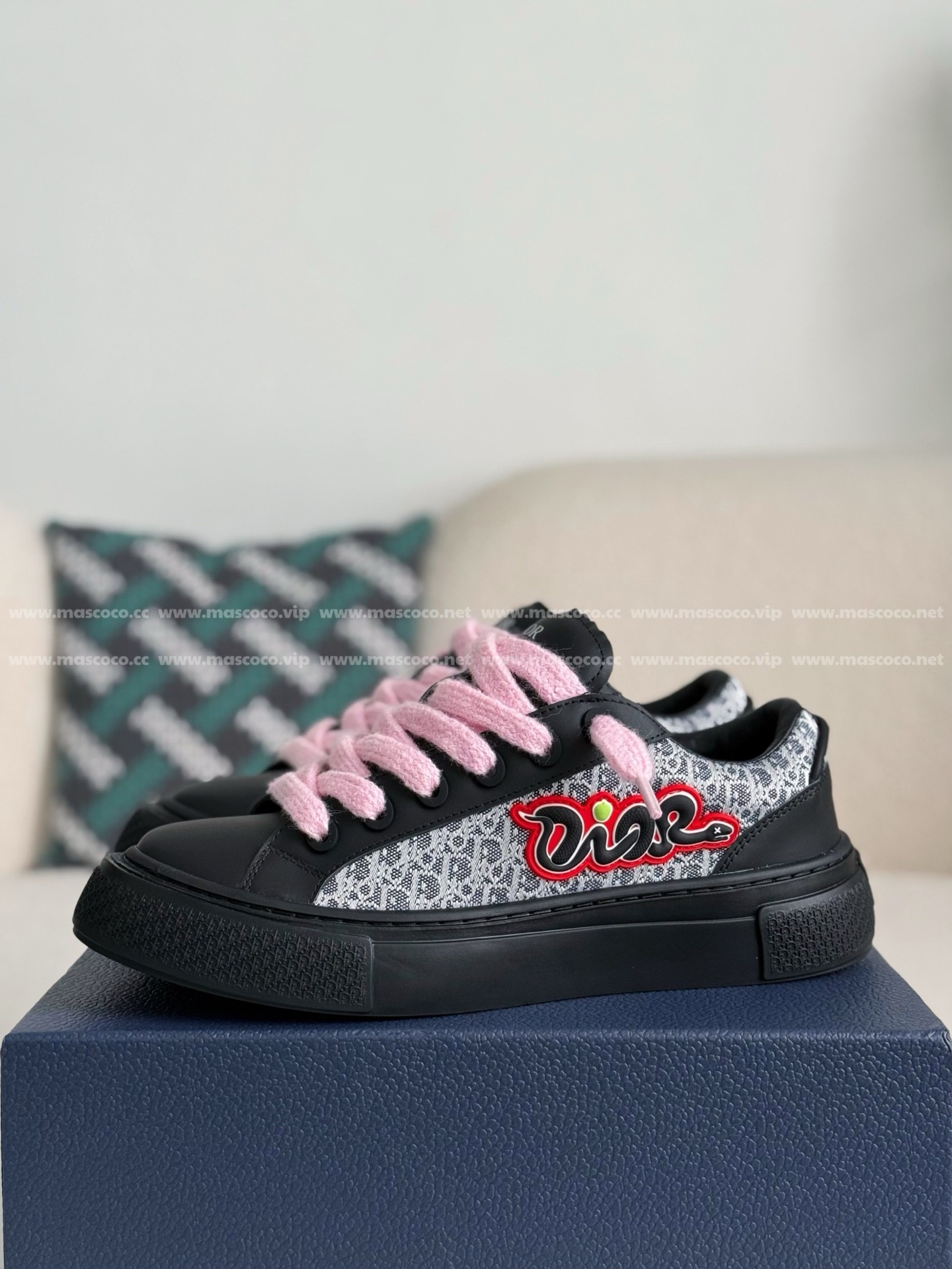 「#3394」Dior B33 Leather Sneakers