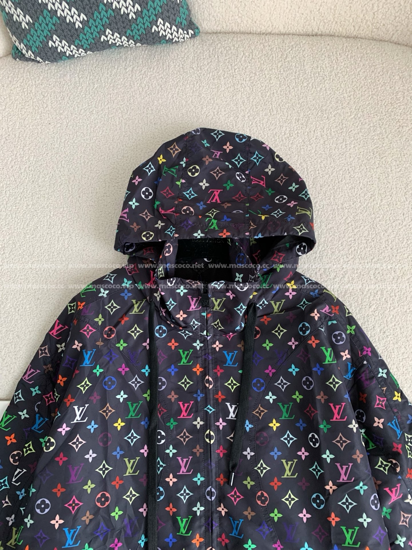 「#3399」Louis Vuitton Full Logo Print Jackets - 图片 3