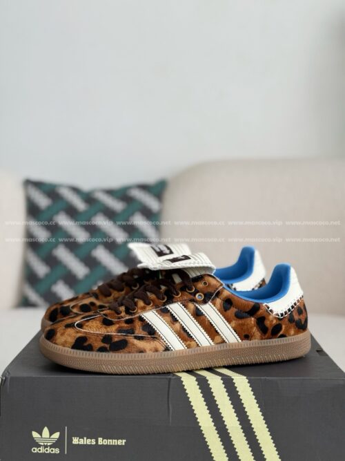 「#3401」ADIDAS x WALES BONNER Originals Samba Pony Tonal Low-top Sneakers