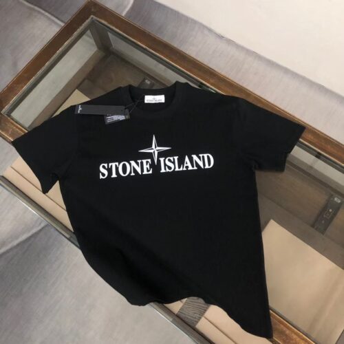 「#3415」STONE ISLAND printed plug-in T-shirt