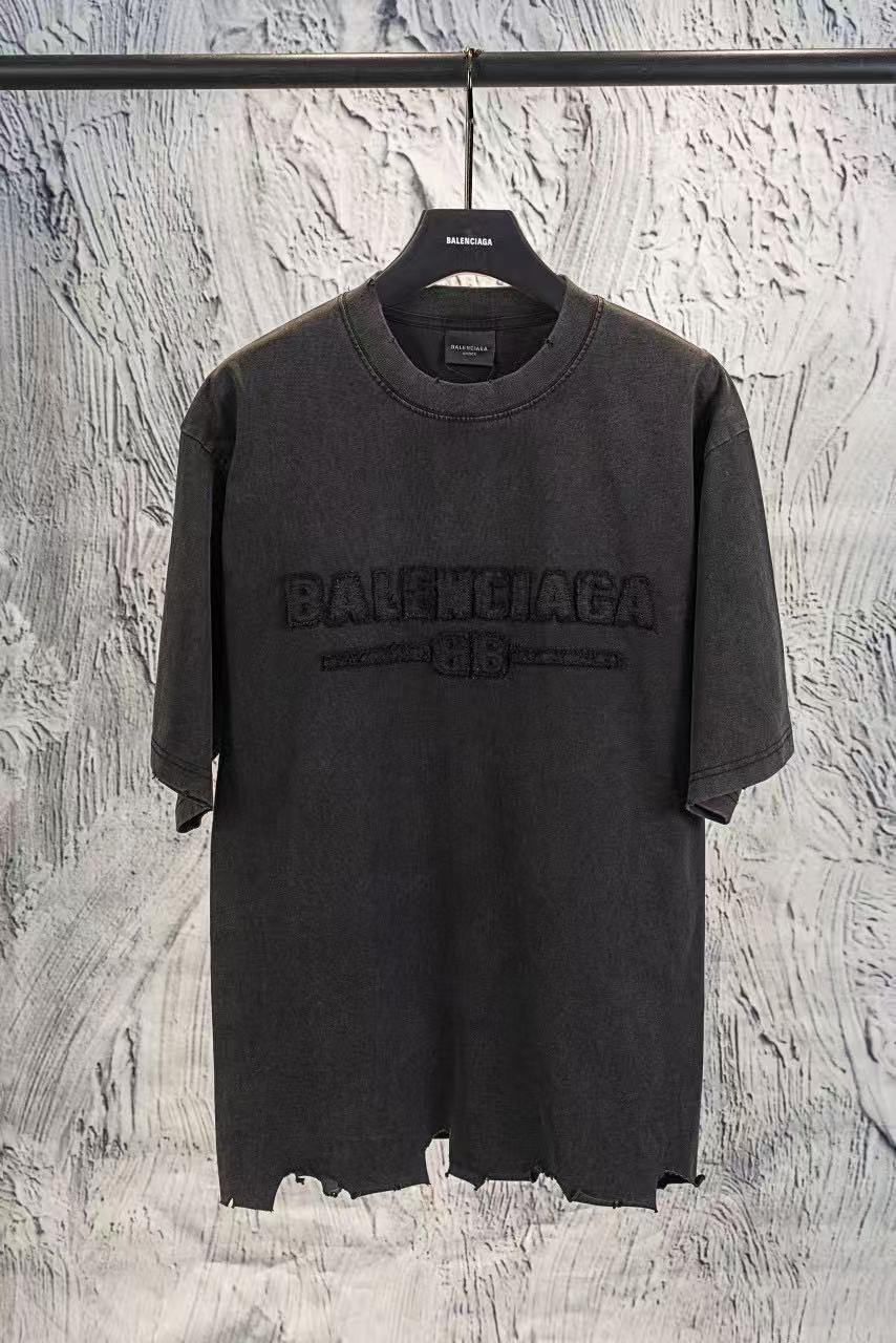 「#3417」Balenciaga Heavy Washed Round Neck T-Shirt