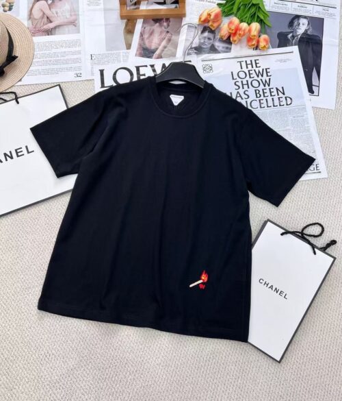 「#3419」BV Little Match Embroidered T-shirt