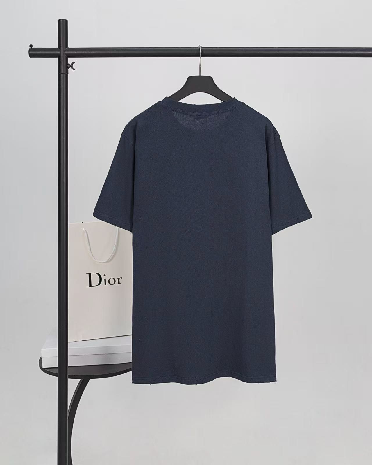 「#3411」Dior2025 summer round neck T-shirt - 图片 2