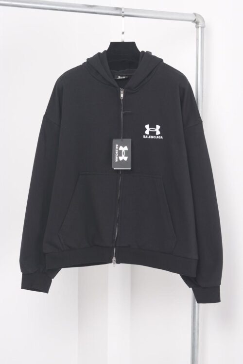 「#3446」Balenciaga x Under Armour washed zipper jacket
