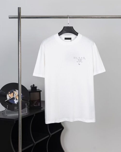 「#3447」PRADA 24 Logo laminated short sleeves