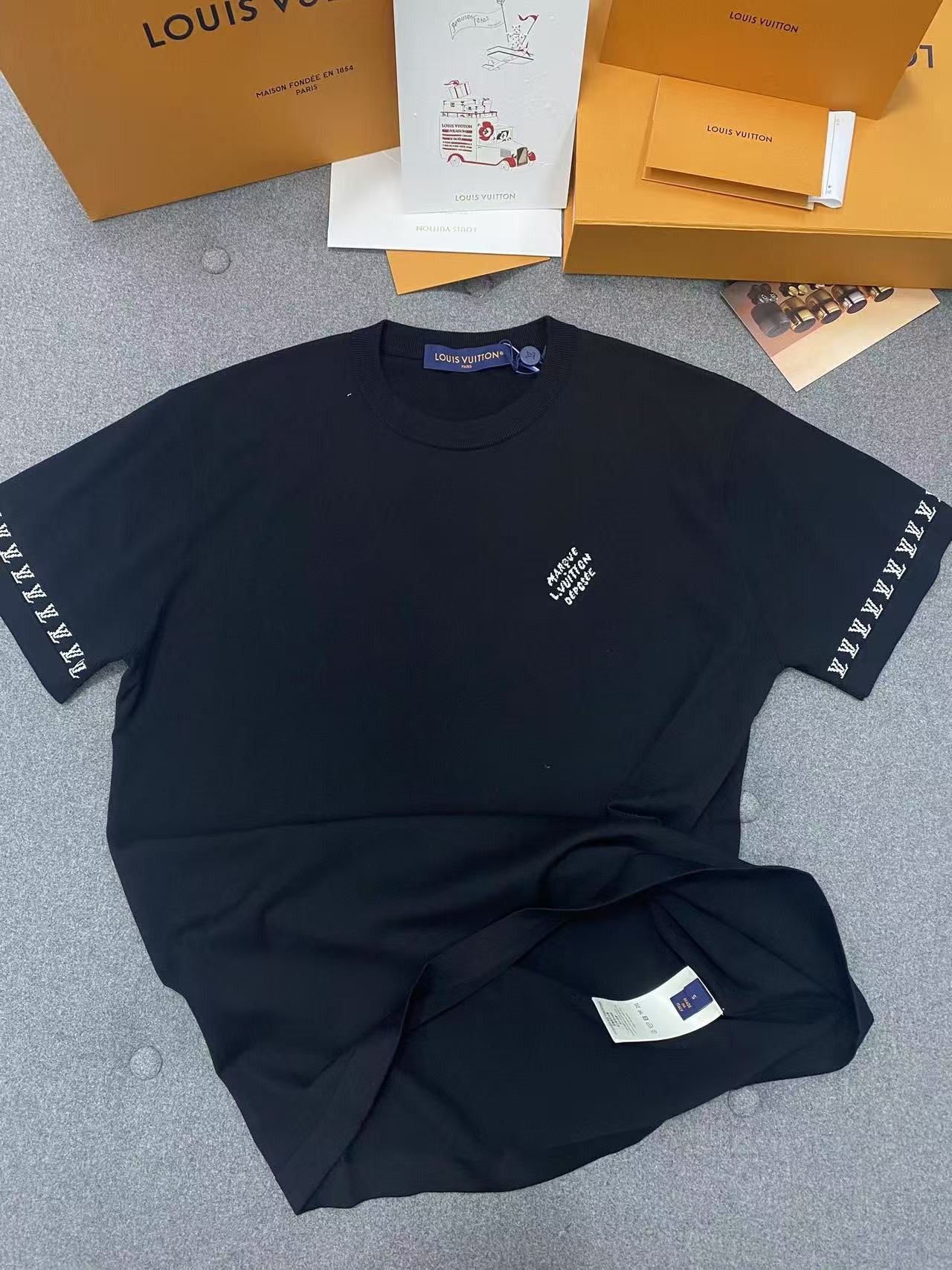 「#3448」LV Sleeve Logo Short Sleeve - 图片 3
