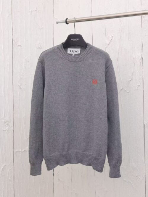「#3438」Loewe 24ss embroidered sweater