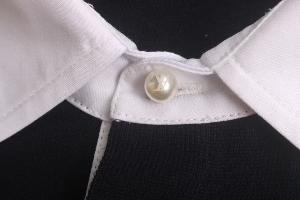 「#3472」LV pearl polo shirt - 图片 3