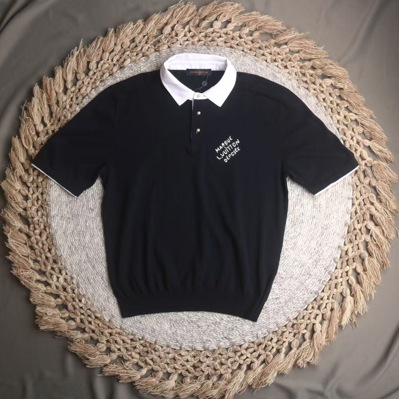 「#3472」LV pearl polo shirt