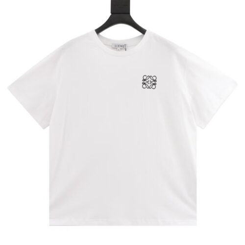 「#3559」LOEWE classic chest LOGO basic short sleeve