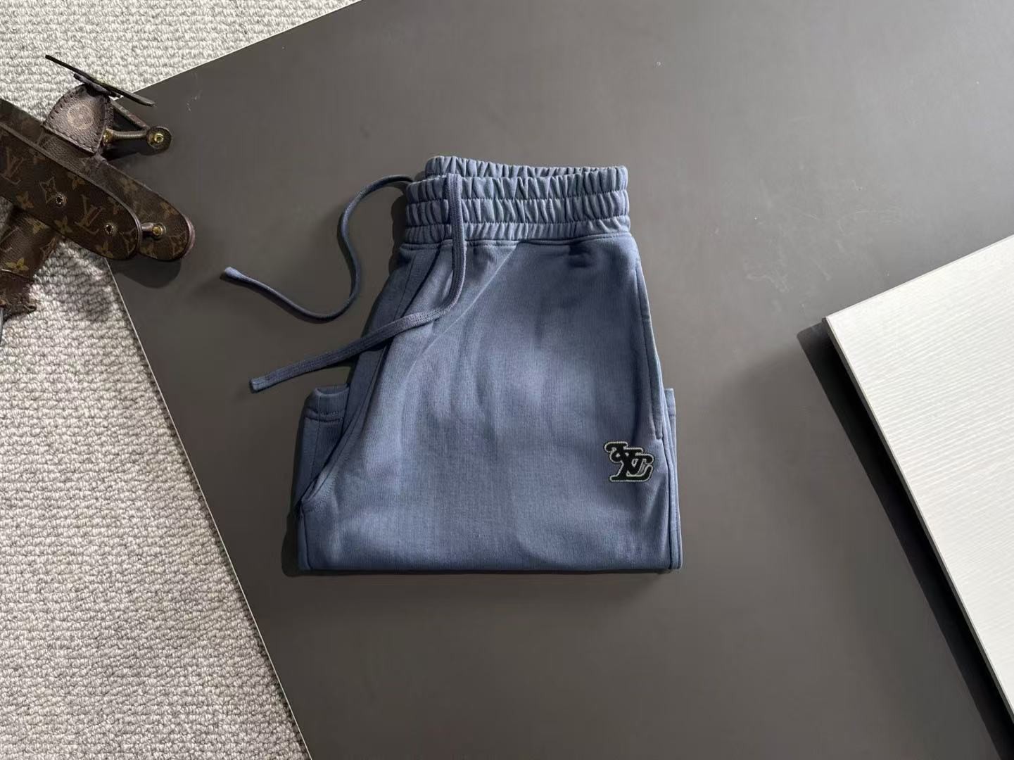 「#3568」LV spring and summer new elastic casual washed loose shorts - 图片 3