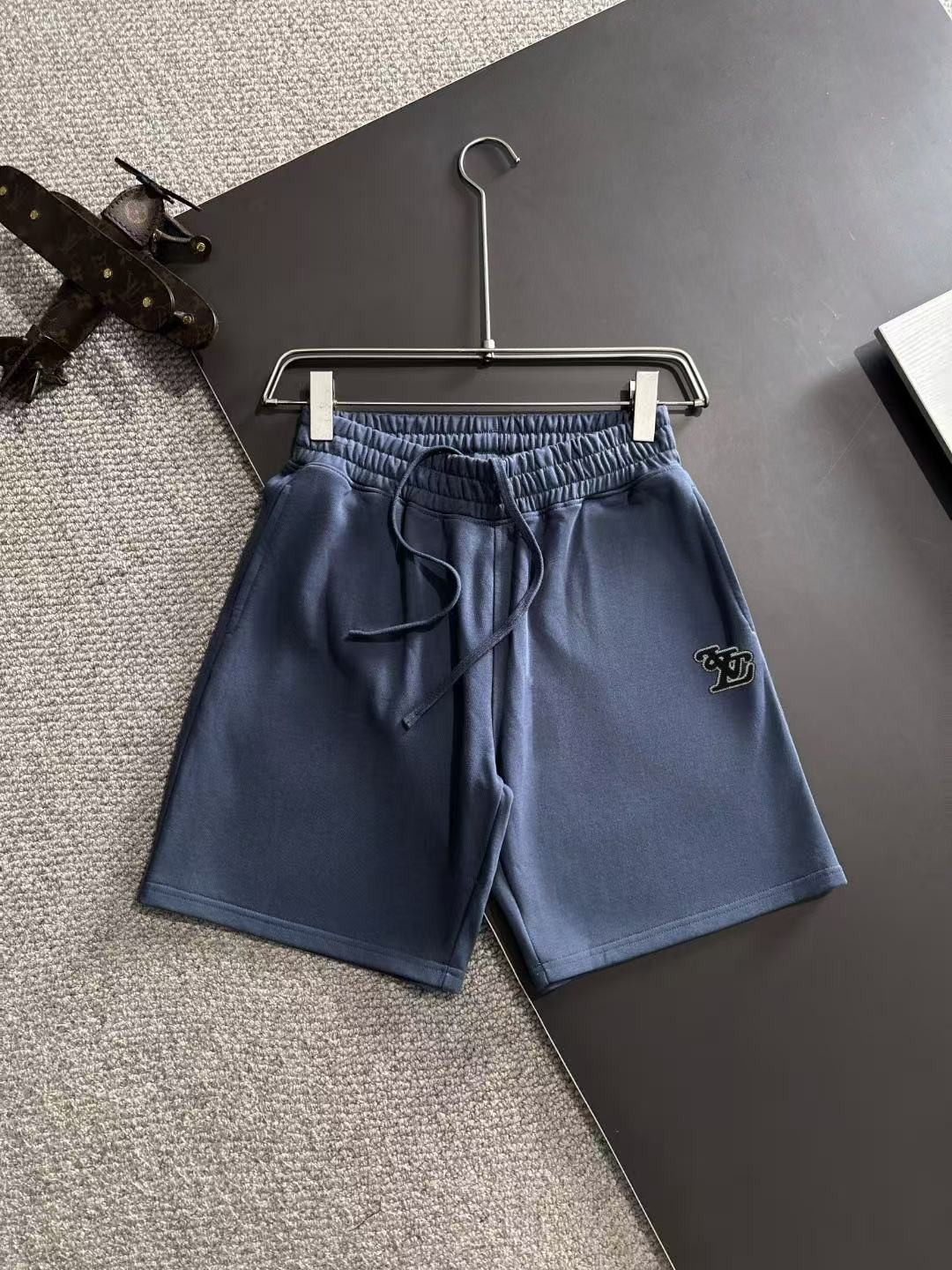 「#3568」LV spring and summer new elastic casual washed loose shorts