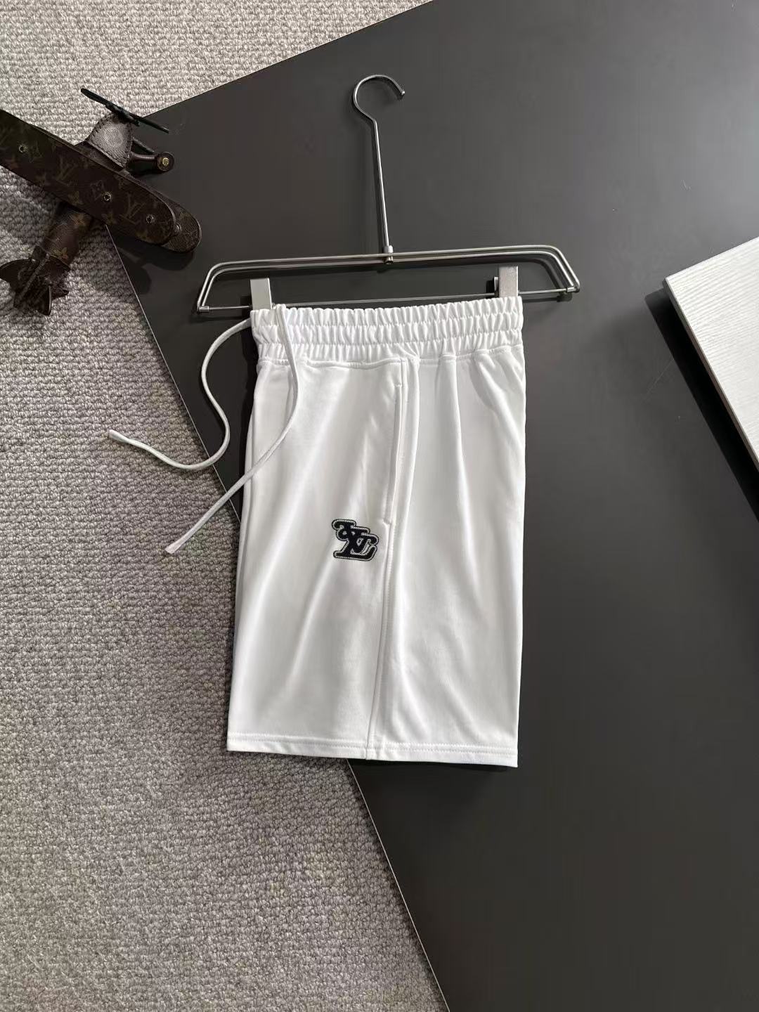 「#3570」LV spring and summer new elastic casual washed loose shorts - 图片 3