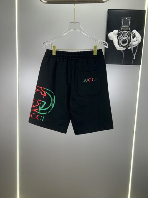 「#3573」Gucci side print classic logo shorts