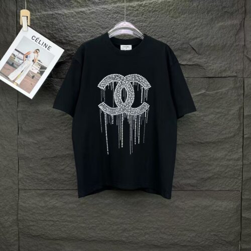 「#3615」Chanel 2025 new heavy iron brick T-shirt