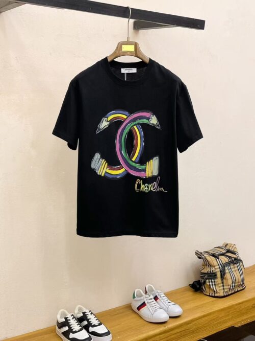 「#3618」Chanel washed new year new T-shirt