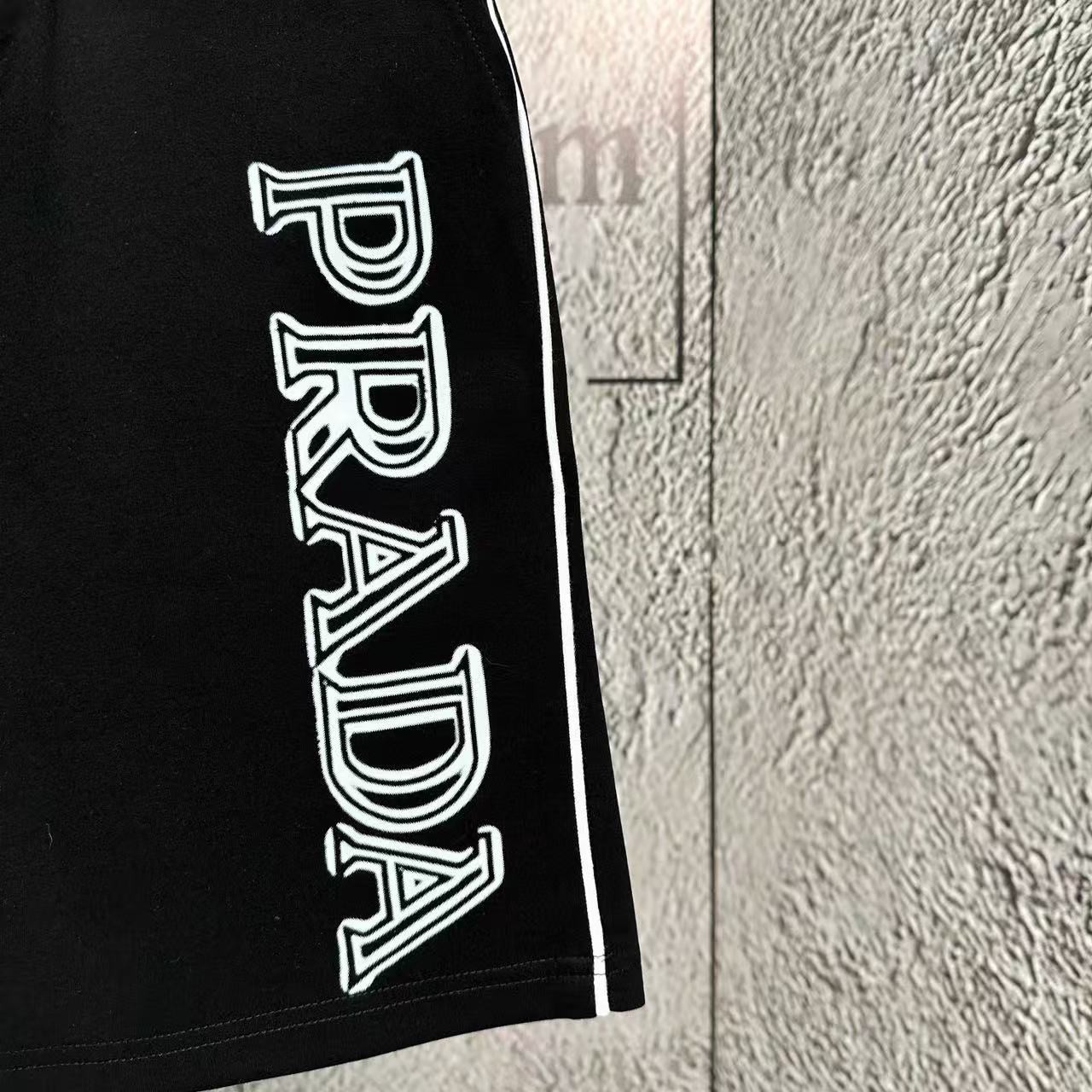 「#3731」Prada boutique embroidered triangle logo shorts - 图片 3