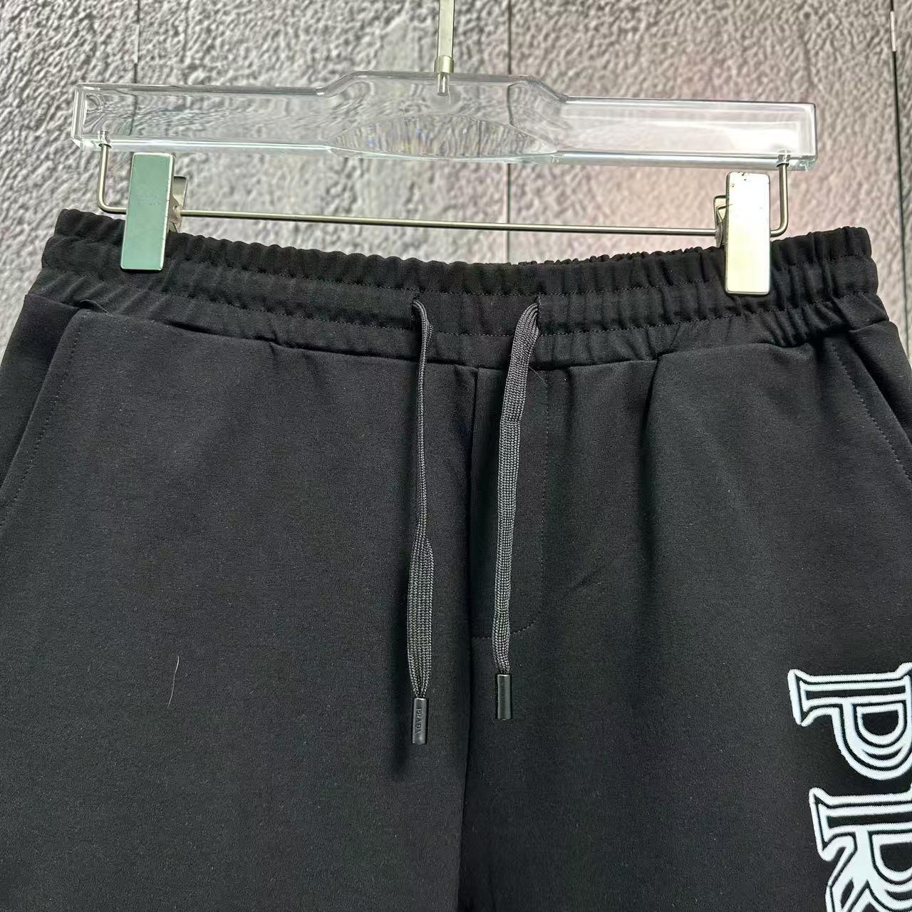 「#3731」Prada boutique embroidered triangle logo shorts - 图片 4
