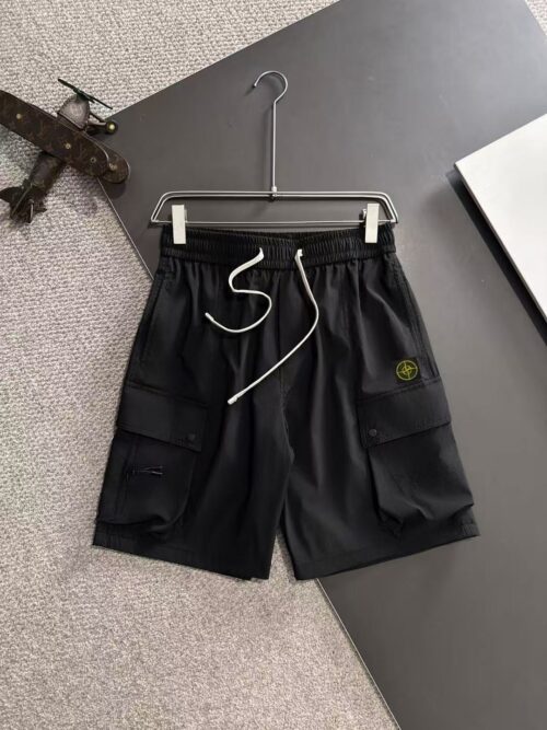 「#3747」Stone Island 2025 Spring and Summer New Elastic Casual Shorts