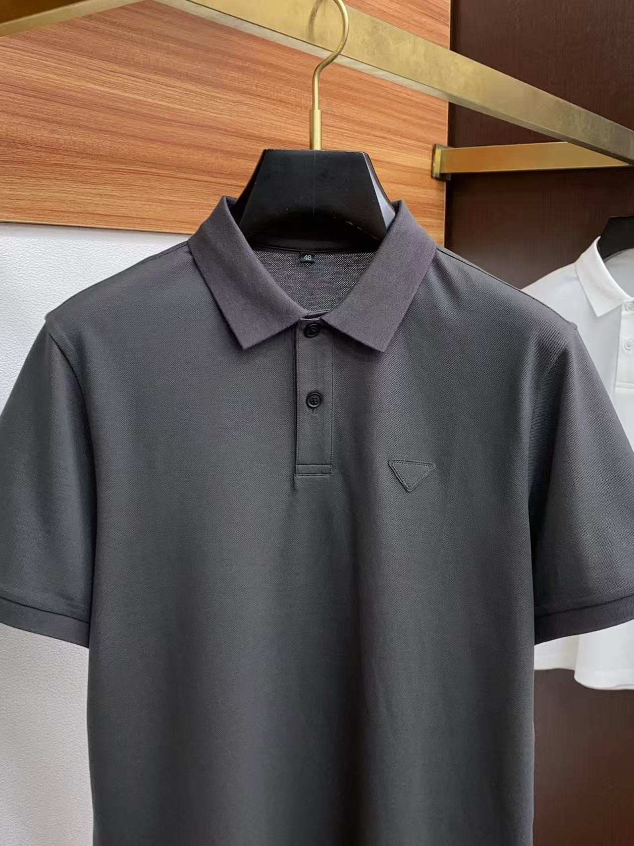 「#3804」Prada 2025 new lapel polo short sleeve - 图片 2