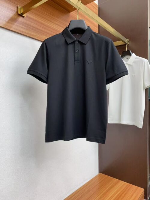 「#3805」Prada 2025 new lapel polo short sleeve