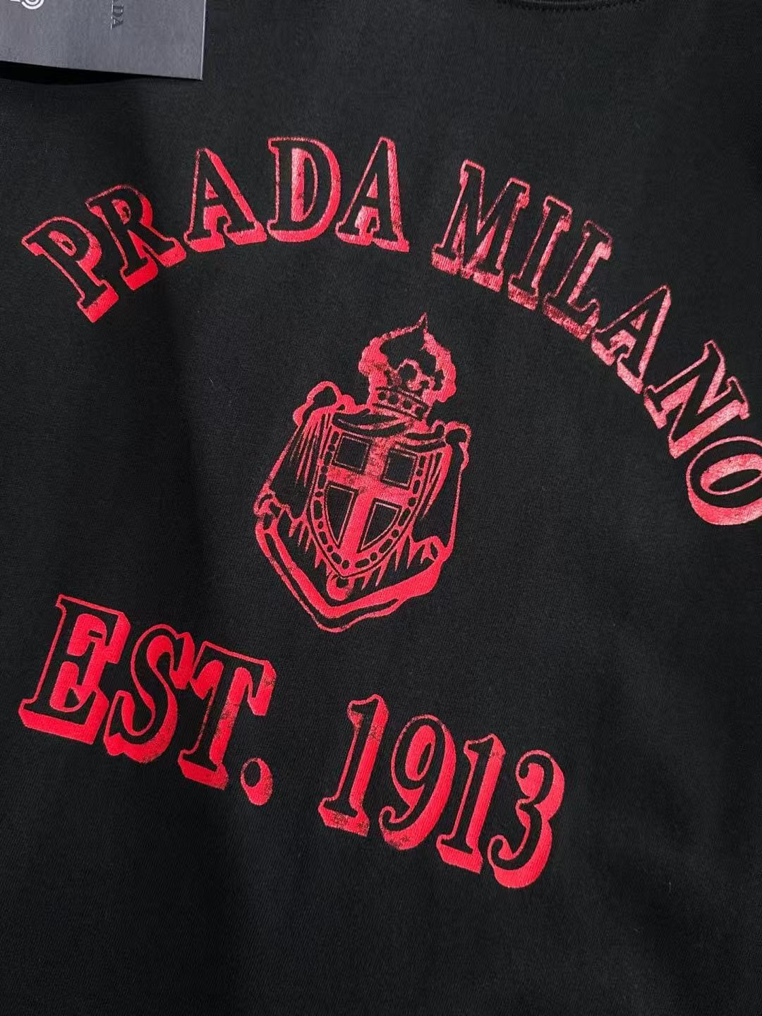 「#3806」Prada 2025 Spring and Summer Latest Round Neck Fashion Short Sleeve - 图片 3