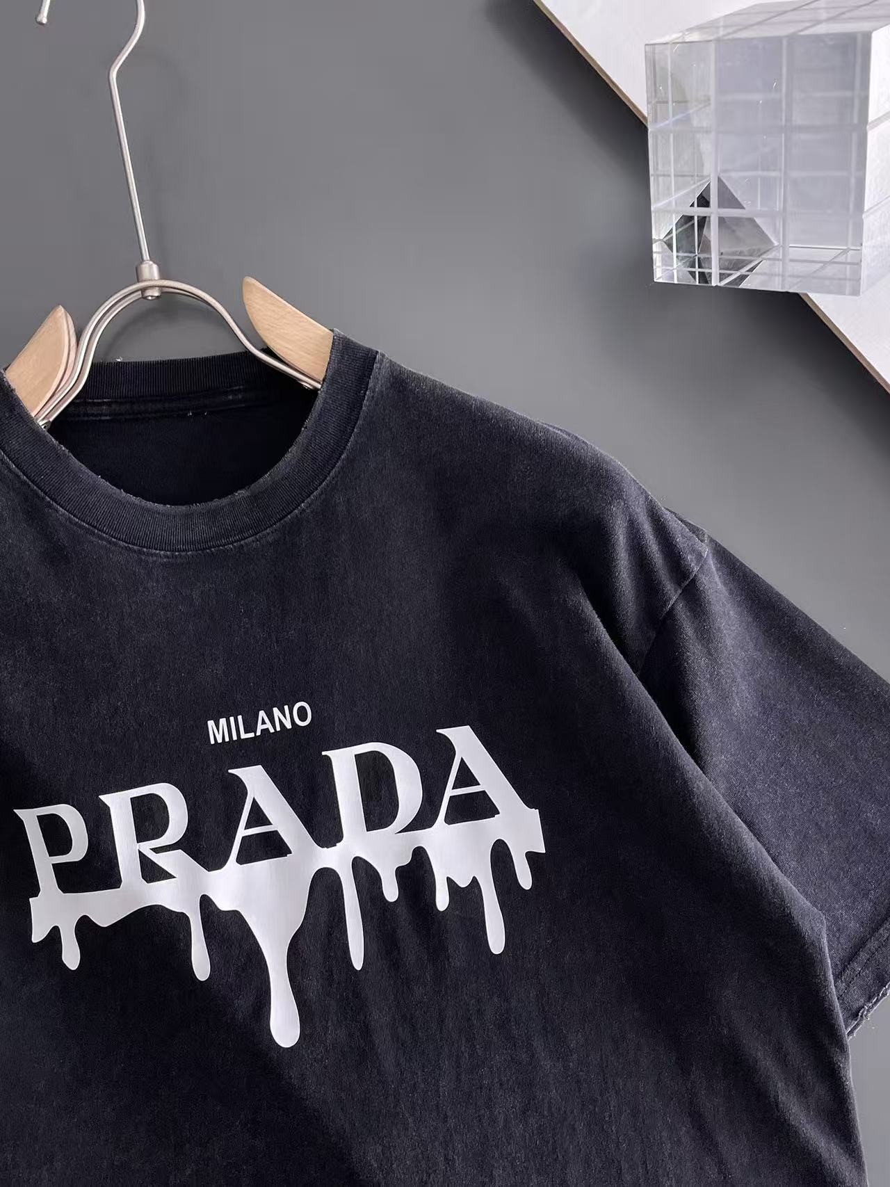「#3811」Prada 2025 new round neck T-shirt - 图片 2
