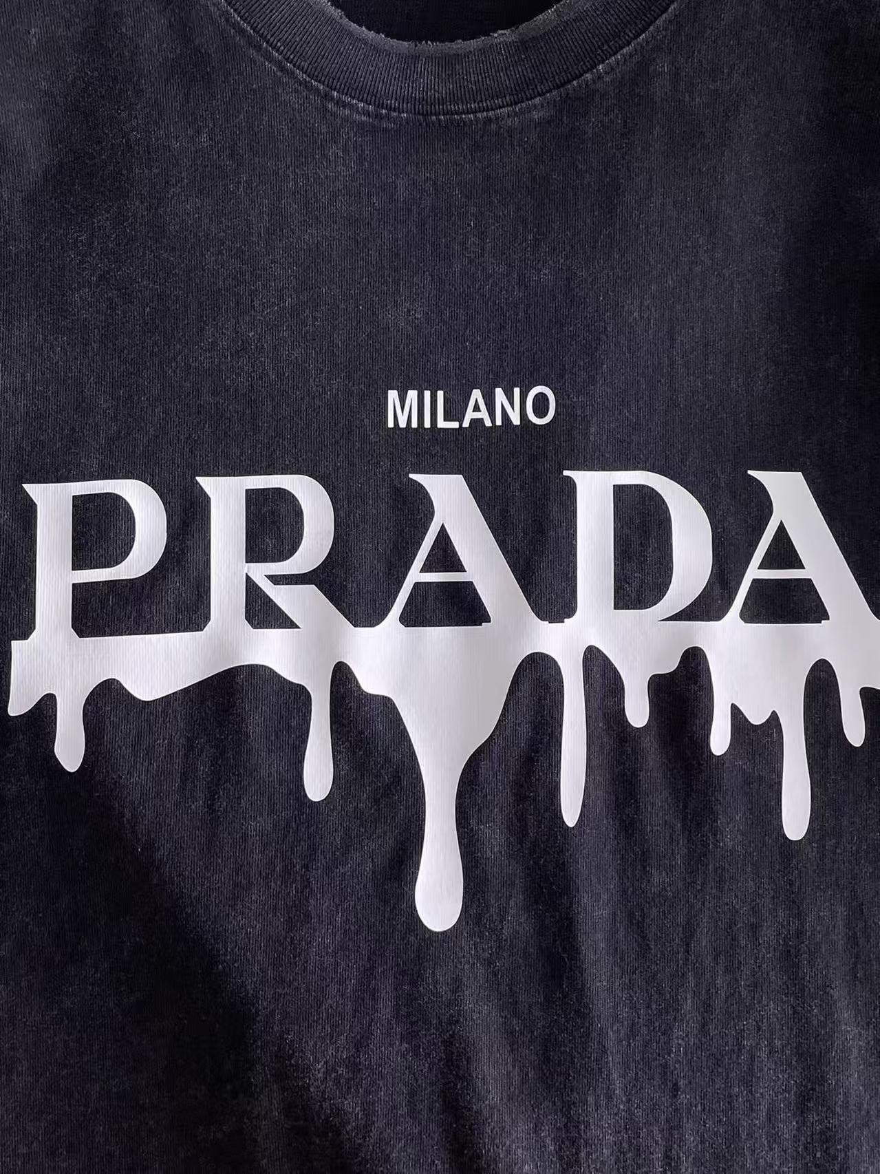 「#3811」Prada 2025 new round neck T-shirt - 图片 3