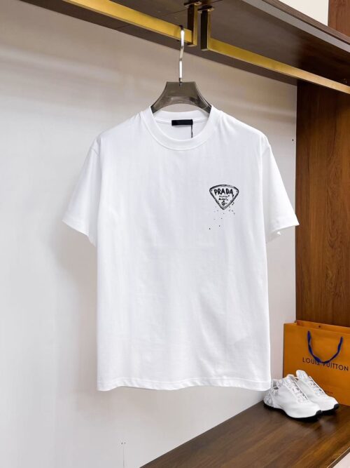 「#3812」Prada 2025 new printed cotton T-shirt