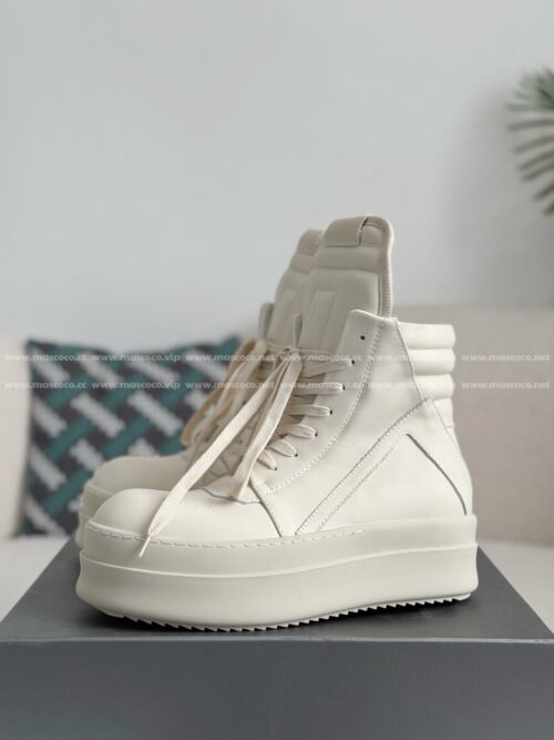 「#3901」RICK OWENS/RO GEOBASKET HIGH-TOP FASHION PLIMSOLLS