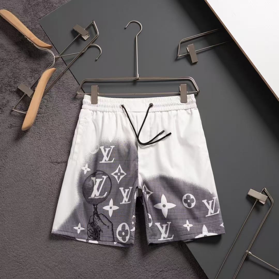 「#3913」LV 2025 new top-grade quick-drying fabric beach swimming shorts