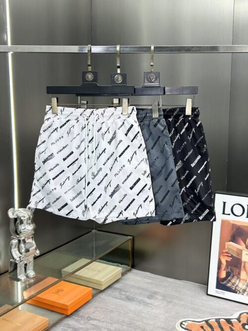 「#3924」Balenciaga 2025 new top-grade quick-drying fabric beach swimming shorts