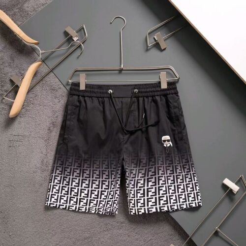 「#4000」Fendi 2025ss summer new full print beach pants quick-drying fabric