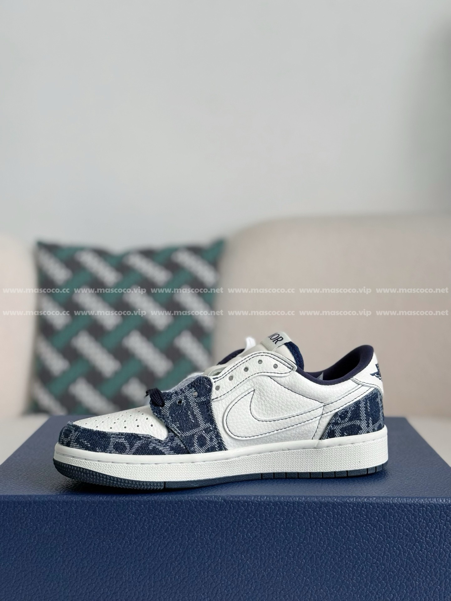 「#4013」Dior x Jordan Air Jordan 1 Low Golf 6.0 Sneakers - 图片 4