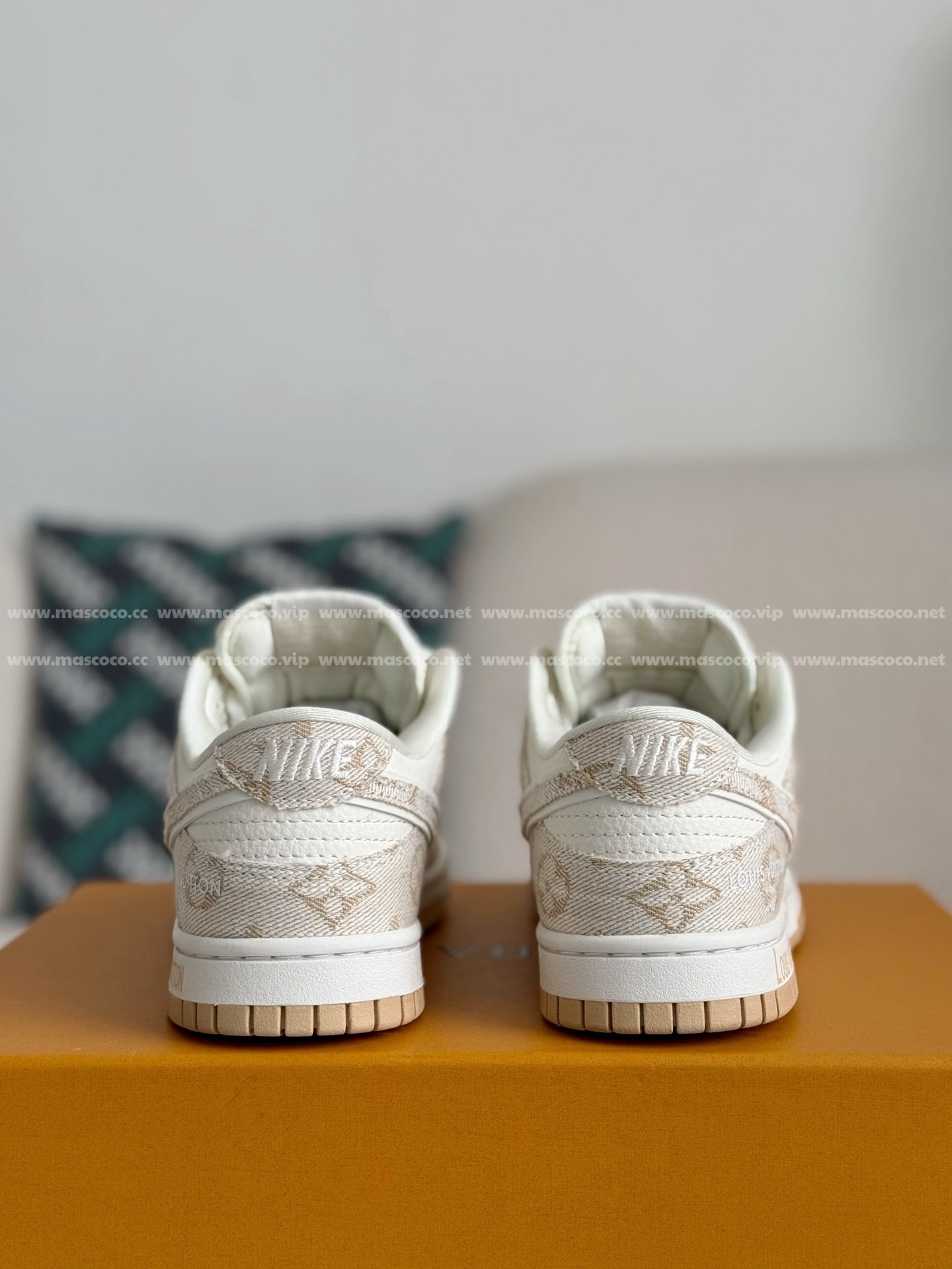 「#4018」LOUIS VUITTON x Nike Dunk Casual Sneakers - 图片 3