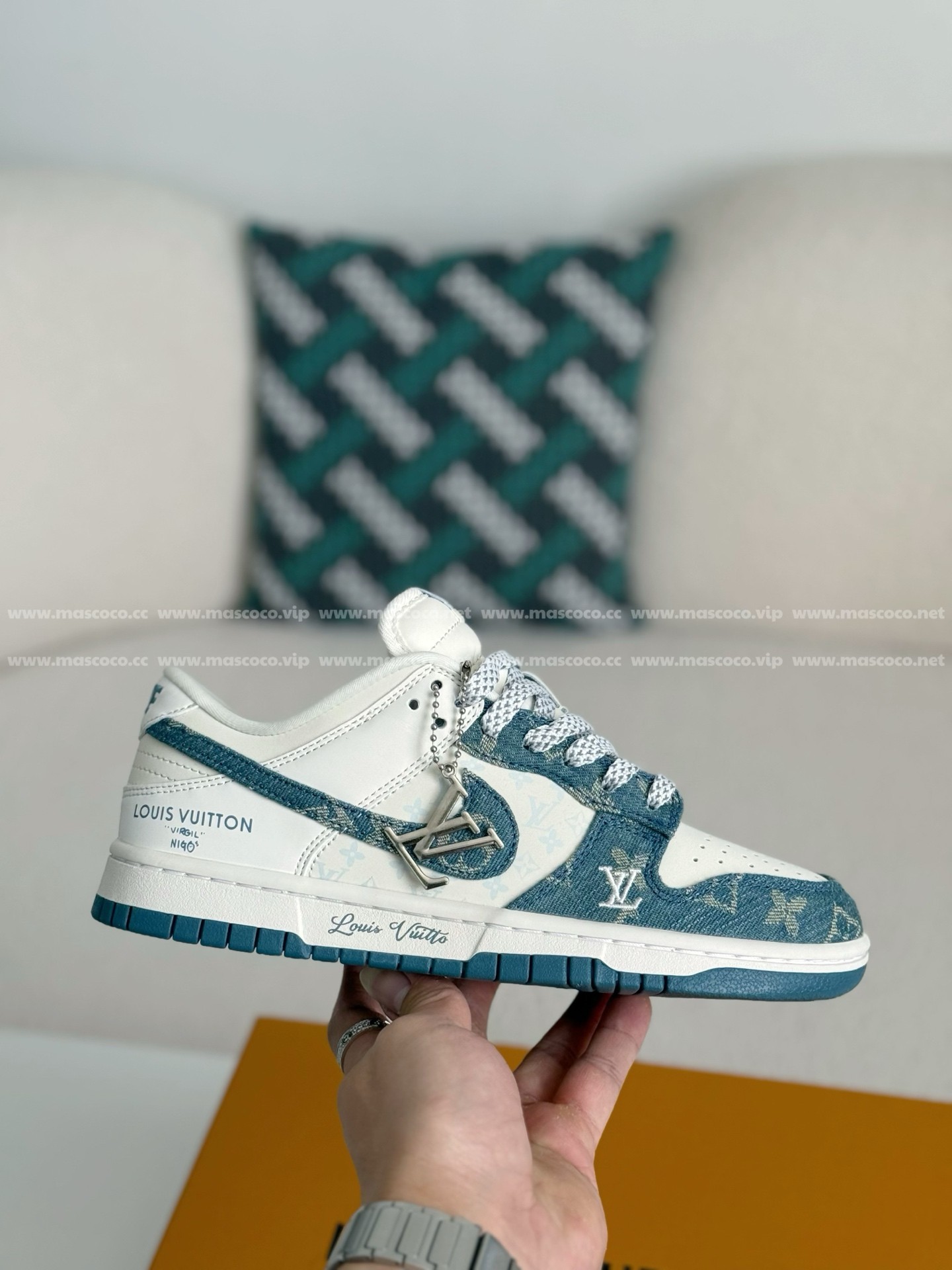 「#4020」LOUIS VUITTON x Nike Dunk Casual Sneakers - 图片 6